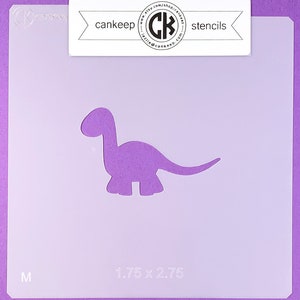 Dinosaur Baby Bronto / Cookie or Craft  Stencil
