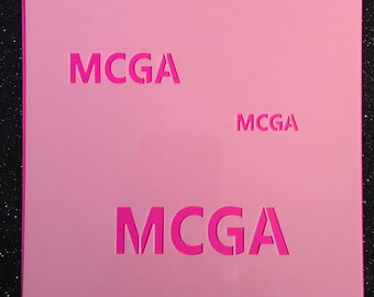 Plantilla - Logotipo de MCGA de gimnasta - Plantilla para galletas o manualidades