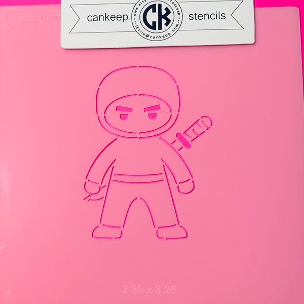PYO Ninja / Cookie or Craft Stencil by cankeep
