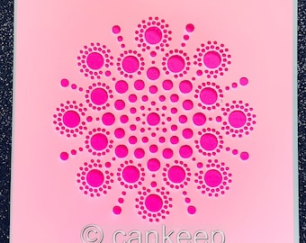 Dot Mandala/ Cookie or Craft Stencil