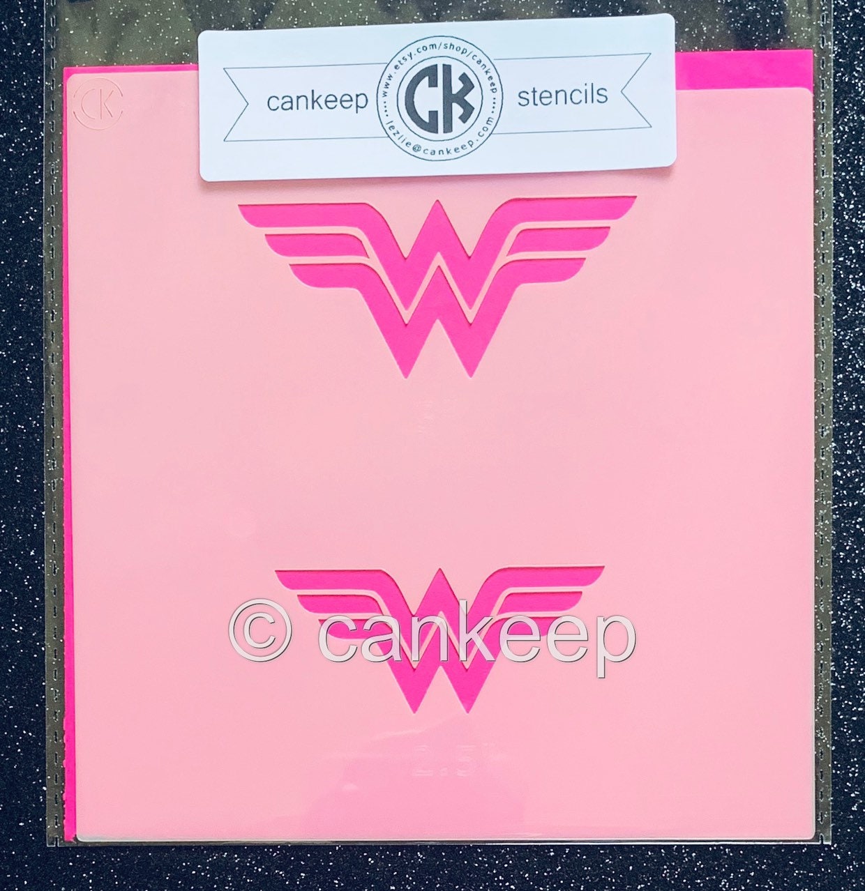 Wonder Woman- Cookie \u0026 Craft Stencil- by cankeep, image size:1240x1278