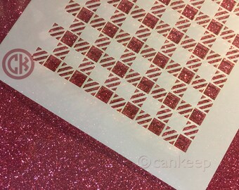 Buffalo Check/Plaid 1 layer/ Cookie or Craft Stencil