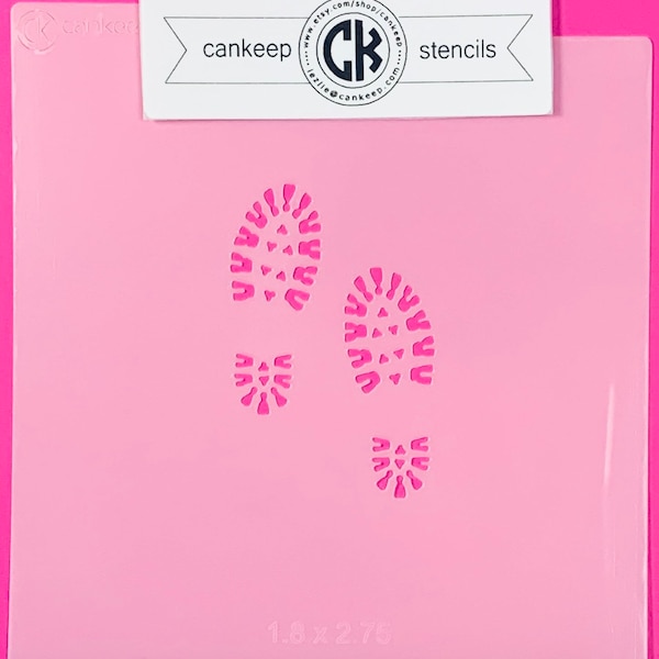 Hiking Boot Stencil - Etsy