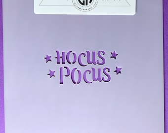 Halloween text / Cookie or Craft Stencil