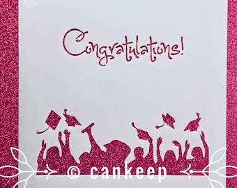 Congratulations & Graduates/ Cookie or Craft Stencil