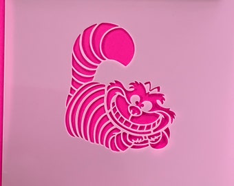 Cat-Alice in Wonderland or Halloween / Cookie or Craft Stencil