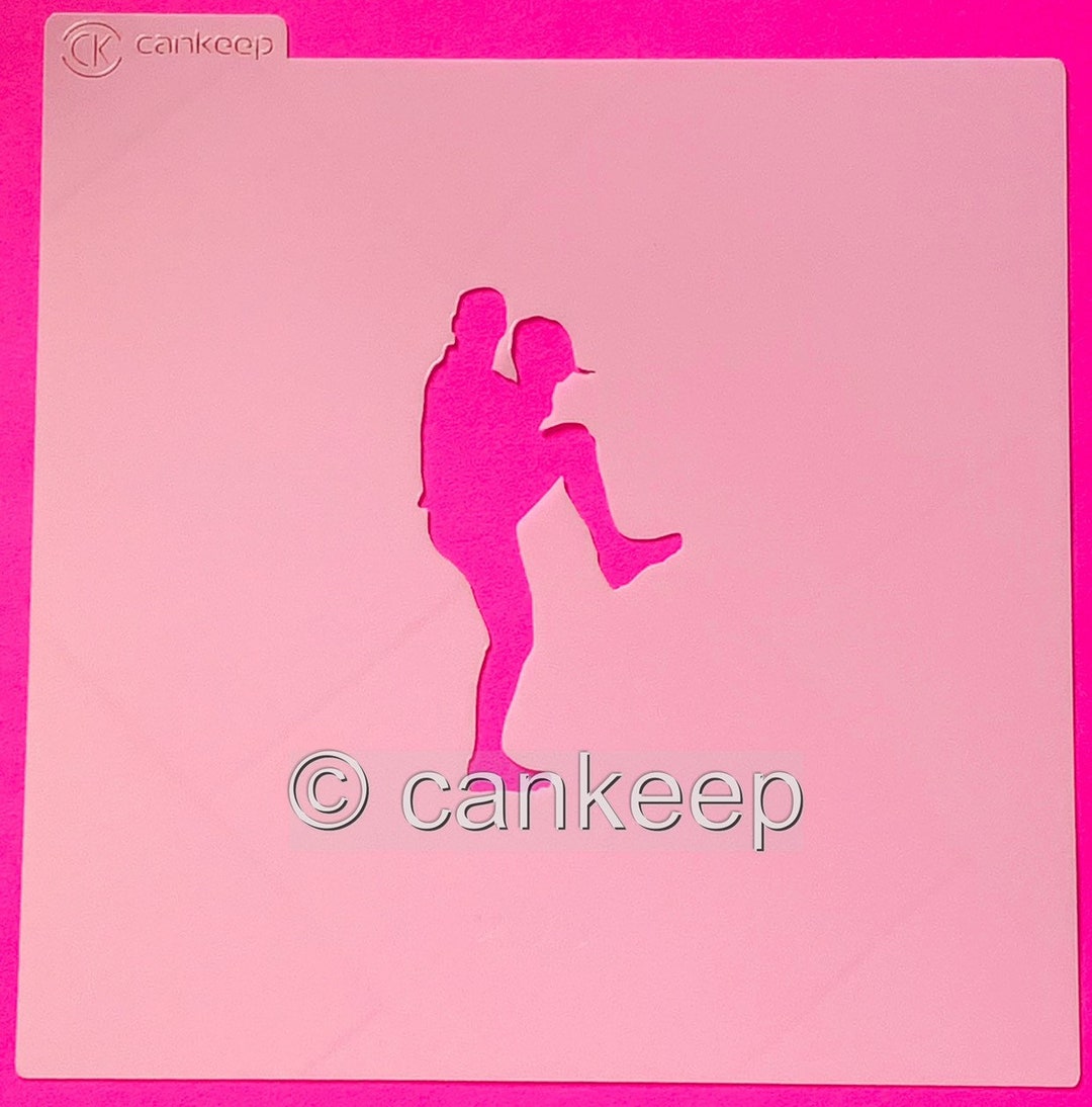 Baseball Pitcher #2- Cookie / Craft Stencil by Cankeep - Etsy