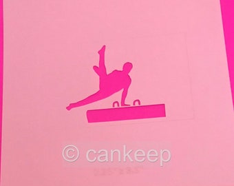 Stencil - Gymnast #3-Cookie/ Craft Stencil