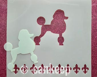 Poodle / Cookie or Craft Stencil by cankeep