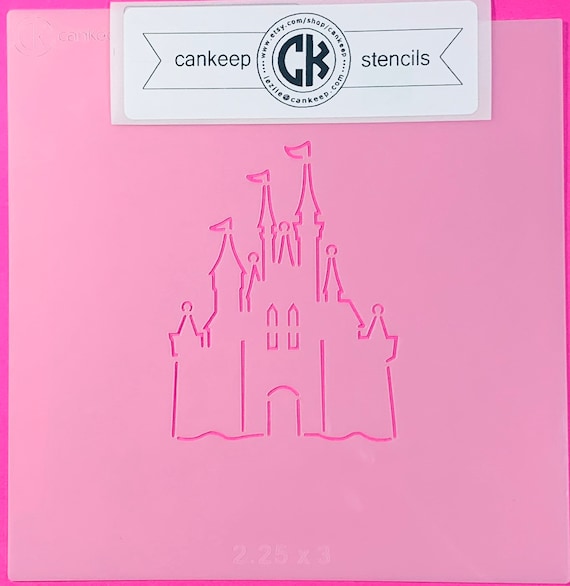FAST SHPPNG!! Fary Tale Castle PYO Stencl, Castle Stencl, Prncess