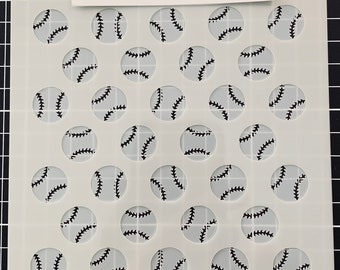 Baseball/ Softball Background / Cookie & Craft Stencil by cankeep