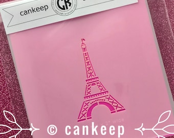 Eiffel Tower  3&quot; / Cookie or Craft Stencil by cankeep
