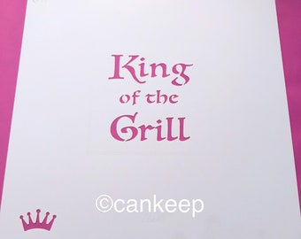 Plantilla King of the Grill / Cookie o Craft de cankeep