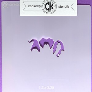 Halloween Hair / Cookie or Craft Stencil