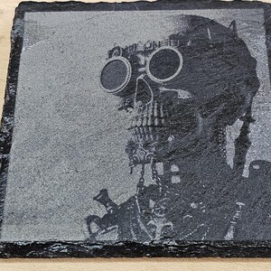 Steampunk Skull Portrait Coaster