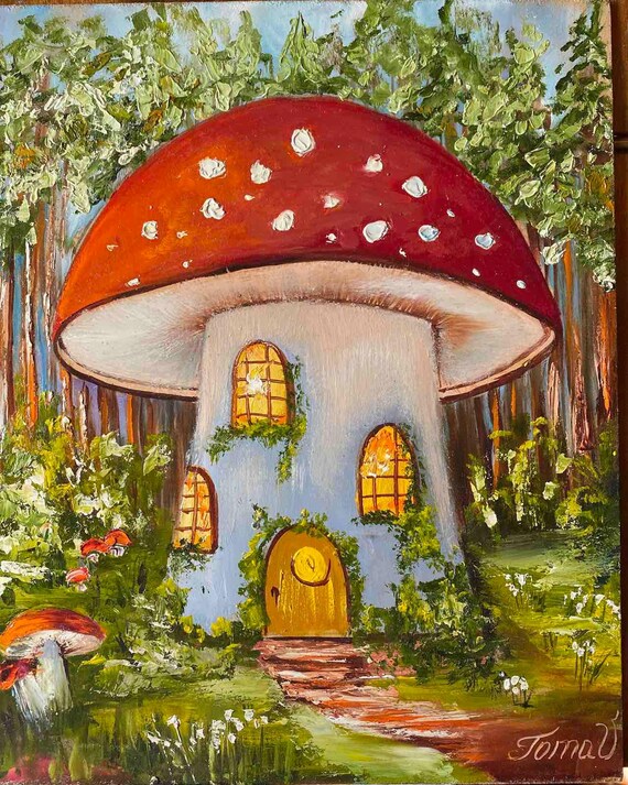 中田由絵 キャンバスアート Mushrooms#5 中田由絵 キャンバスアート