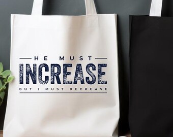 He Must Increase (Navy)