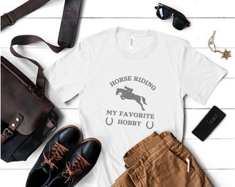 Equestrian Horse Riding Tee: Gift for Horse Lovers