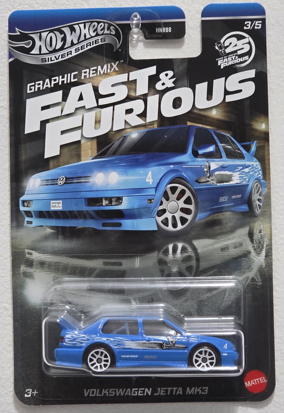 Hotwheels Silver Series Volkswagen Jetta Graphic Remix Free Boxed