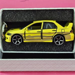 Mitsubishi evolution keyring