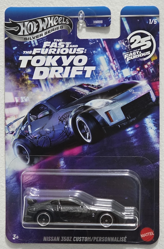 Hotwheels Silver Series Fast and Furious Nissan 350Z Free Boxed