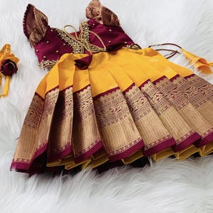 Baby Pattu Langa - Etsy