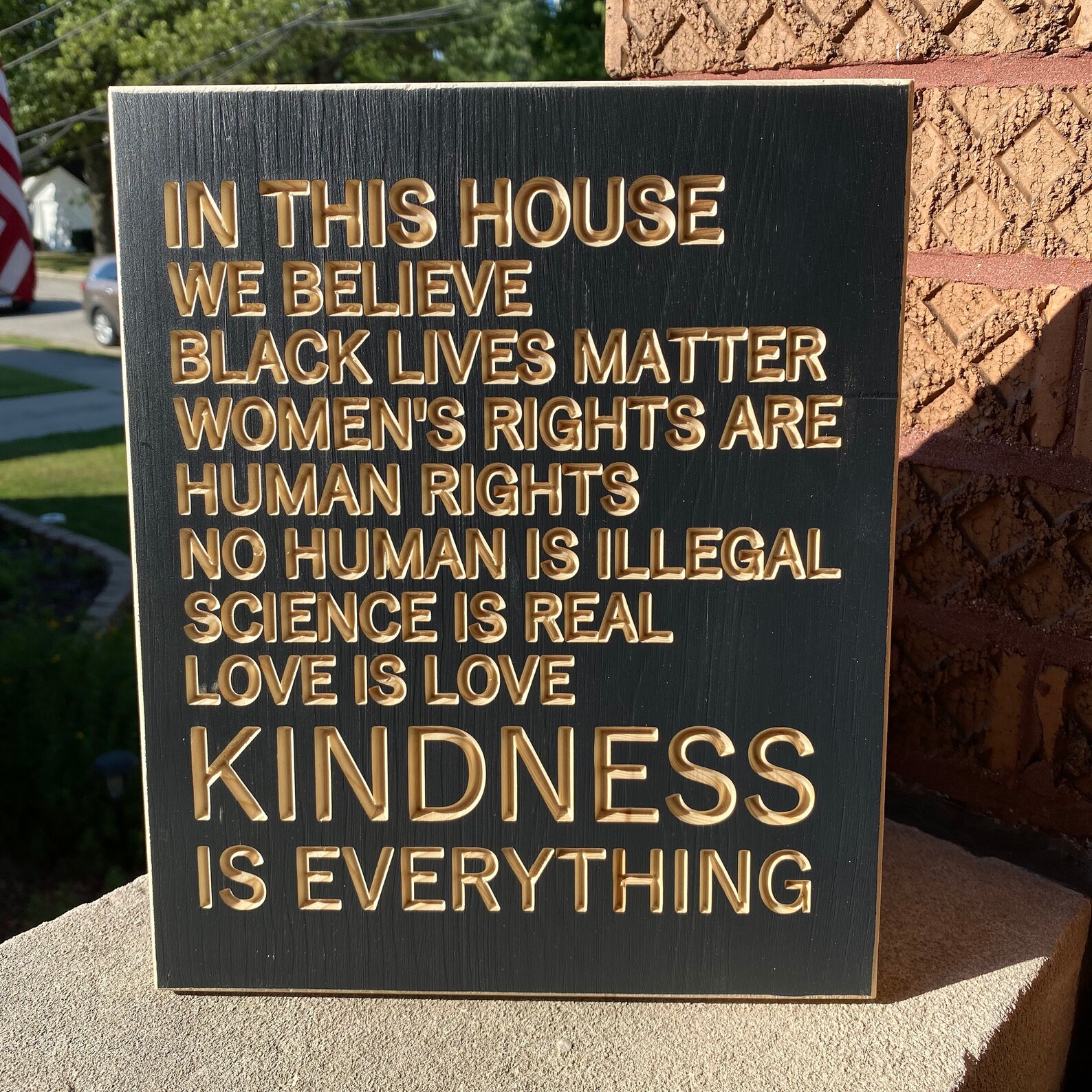 in this house we believe