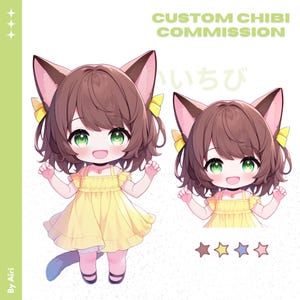 AANGEPASTE chibi | Chibi-personage, Chibi-illustratie, Chibi PBB, Chibi PNG, Chibi Anime, Chibi Commission, Chibi Discord, Chibi Sticker
