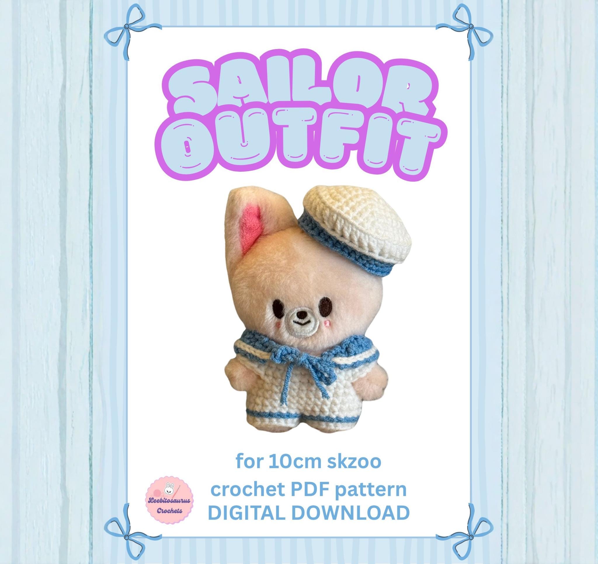 Skzoo 10cm Pattern - Etsy