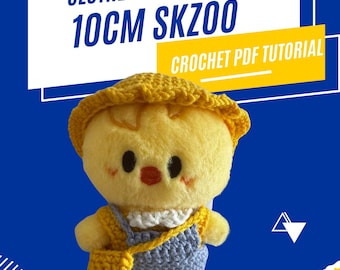 Crochet Pattern for 10cm Skzoo Clothes - Etsy