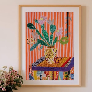 Cactus Art Print: Southwestern Desert Decor, Modern Botanical