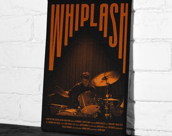 Whiplash Classic Movie Poster Canvas Print Wall Art, Living for Living Room Bedroom Home Decor Office Decorations