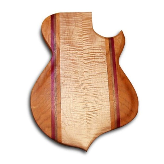 Items similar to Handmade Wood Carved Top Guitar Body Can be Made for