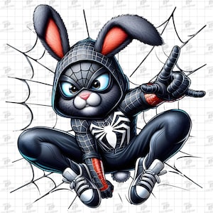 Superhero Bunny png, Superhero Rabbit png, Superhero Bunny Digital Art, Cool Rabbit Illustration, Rabbit Hero Png, Bunny png, Rabbit clipart