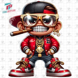 Gangster Man PNG – Gangster Character Png With Cigar & Fedora Hat, Mafia Gangster Png, Urban Gangster Png, Urban Streetwear Png