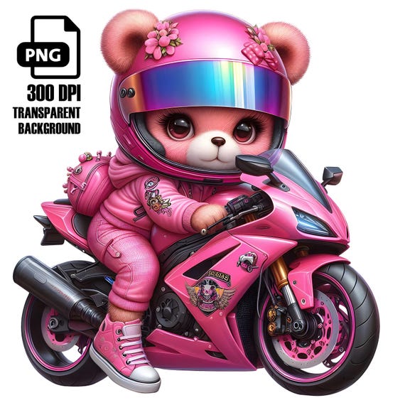 bear wearing a motorcycle helmet HTLNUZD Full Face with Stuffed Jacket Clothes Dolls Motorcycle Bear Decoration Helmet for Pet Helmet (red-Graffiti) : Automotive And yes Motorcycle Stuffed Animal Guy We