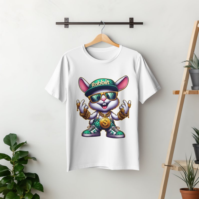 Gangster Bunny Png, Urban Best Bunny Png, Streetwear Rabbit Clipart