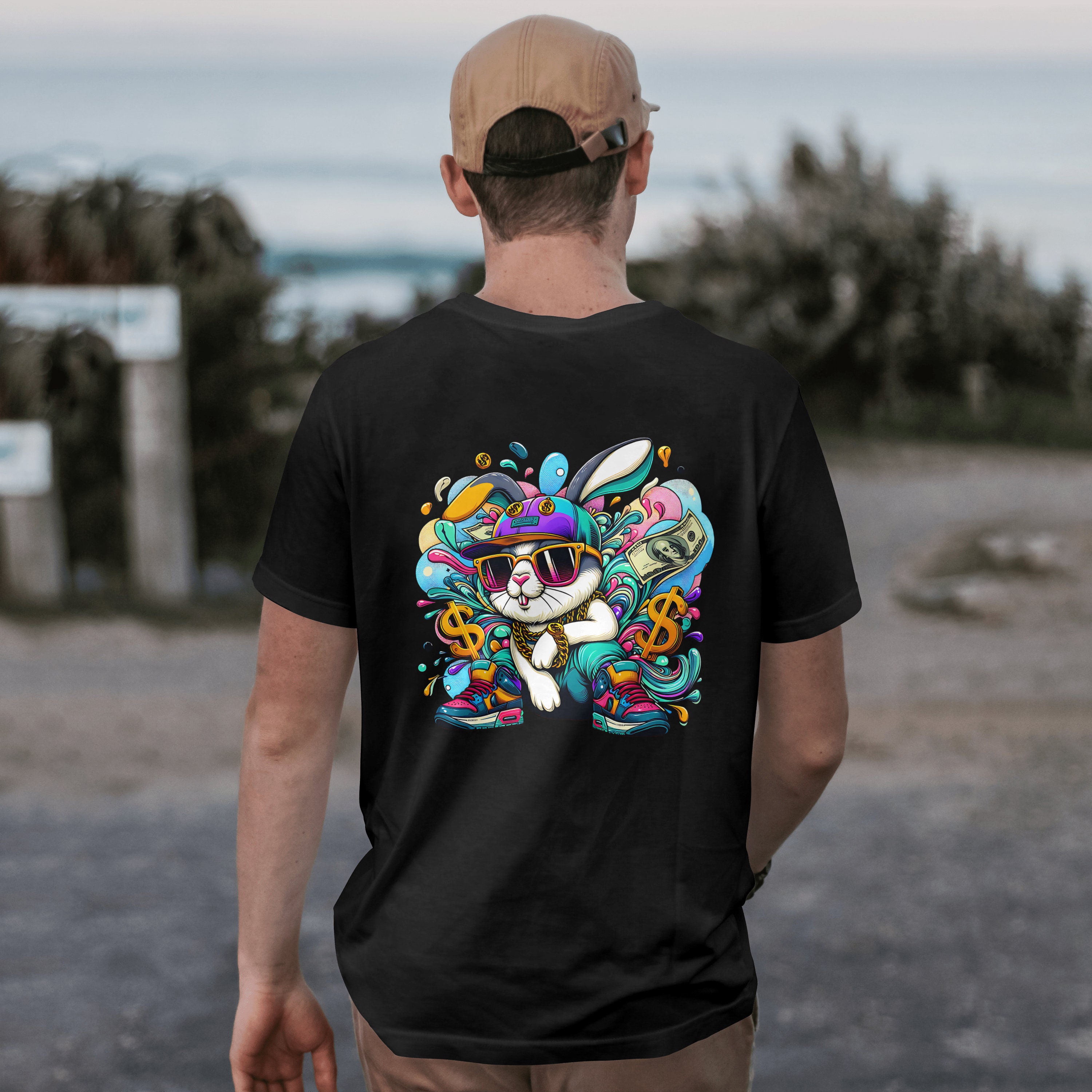 Rich Gangster Bunny Png, Urban Sublimation Design, Streetwear Rabbit ...