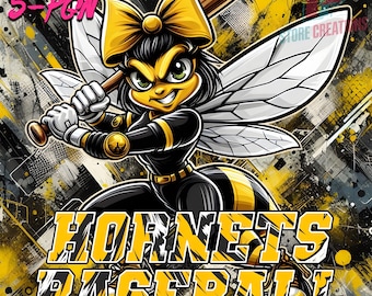 Yellow Jackets Baseball Mascot PNG, Hornet Mascot PNG Digital File, Yellow Jacket Spirit, Hornet Spirit Design, Jacket School Mascot