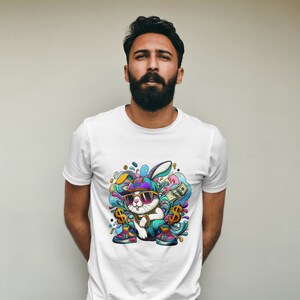 Rich Gangster Bunny Png, Urban Sublimation Design, Streetwear Rabbit ...