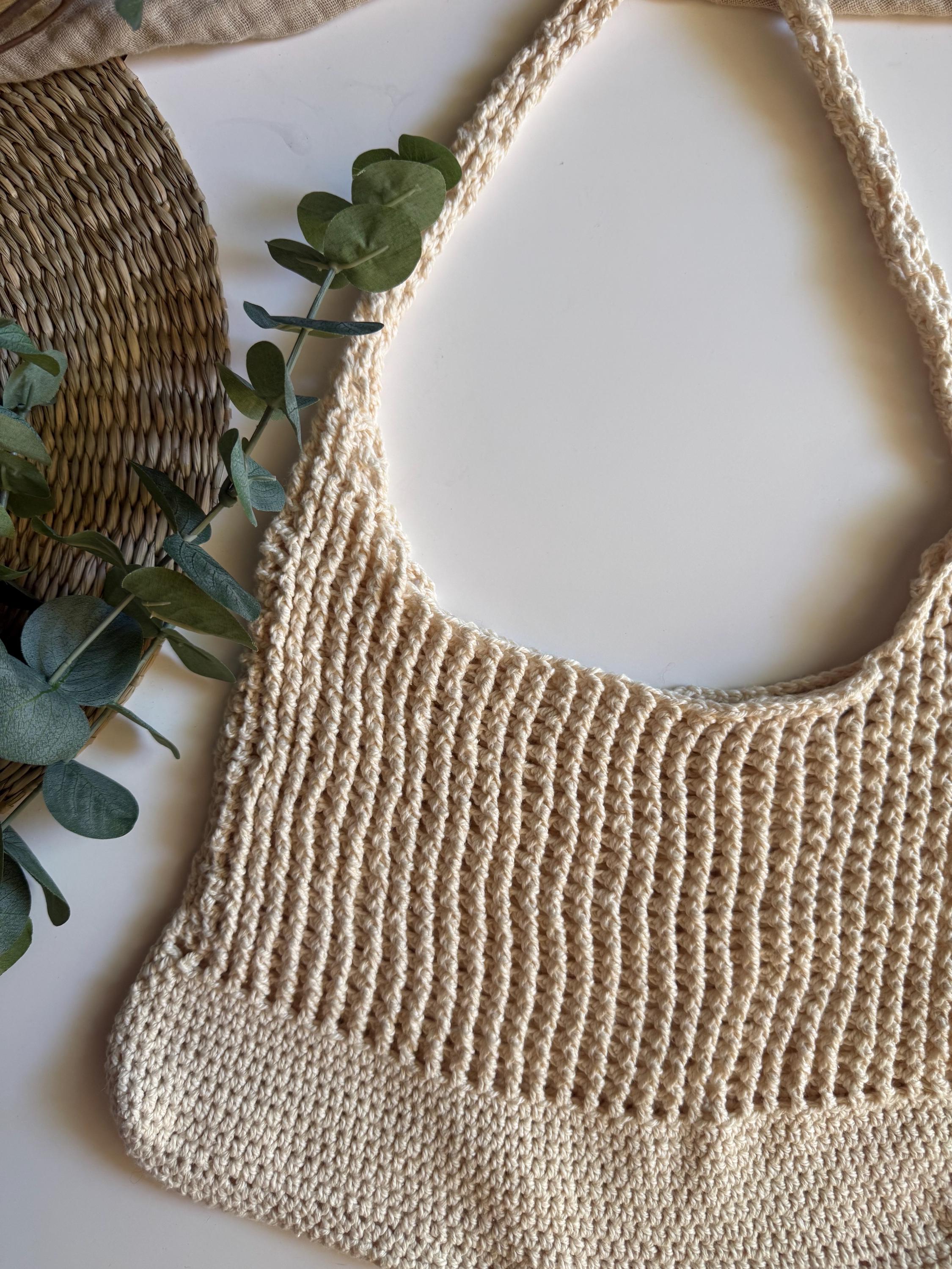 Meshfront Beach Bag Crochet Pattern