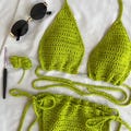 Crochet Bikini PATTERN | Adjustable Triangle Bikini Top and Bottom Crochet PDF Pattern | Swimwear | Easy | Crochet Bra | Brat | Beginner