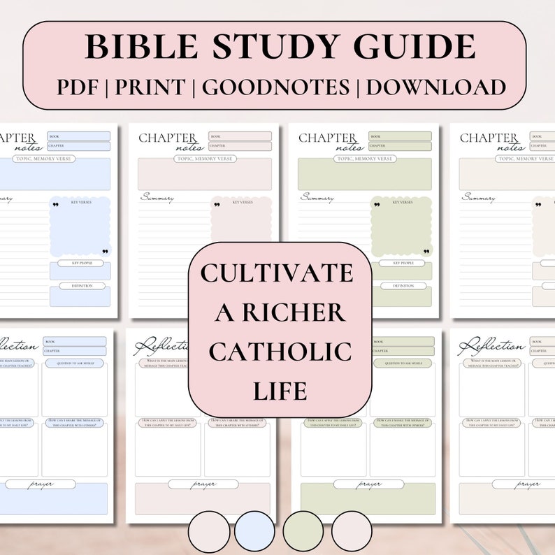 Bible Study Guide Printable Bible Study Template Wisdom Bible Study ...