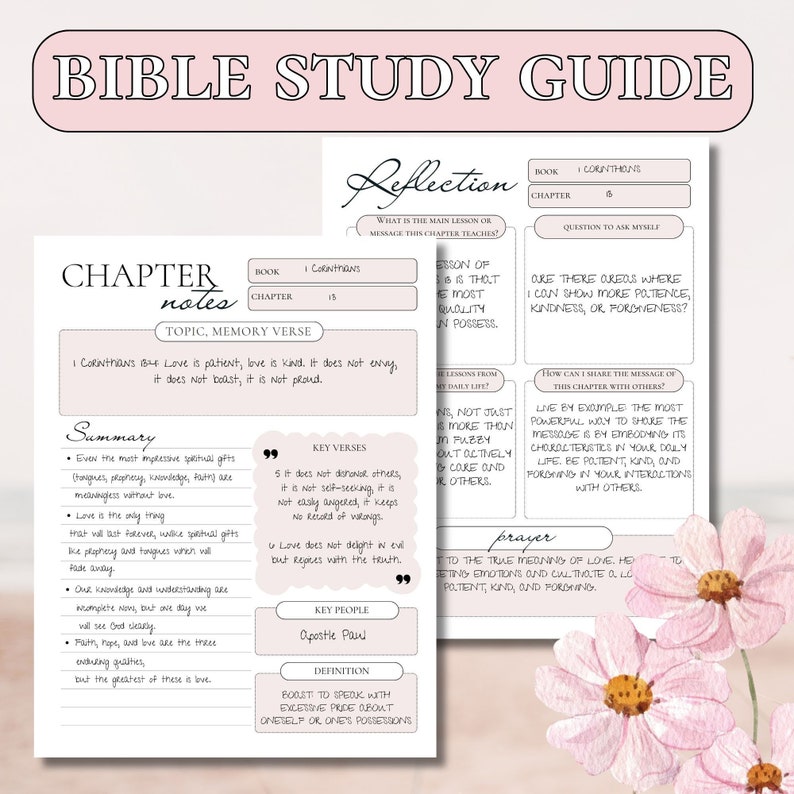 Bible Study Guide Printable Bible Study Template Wisdom Bible Study ...
