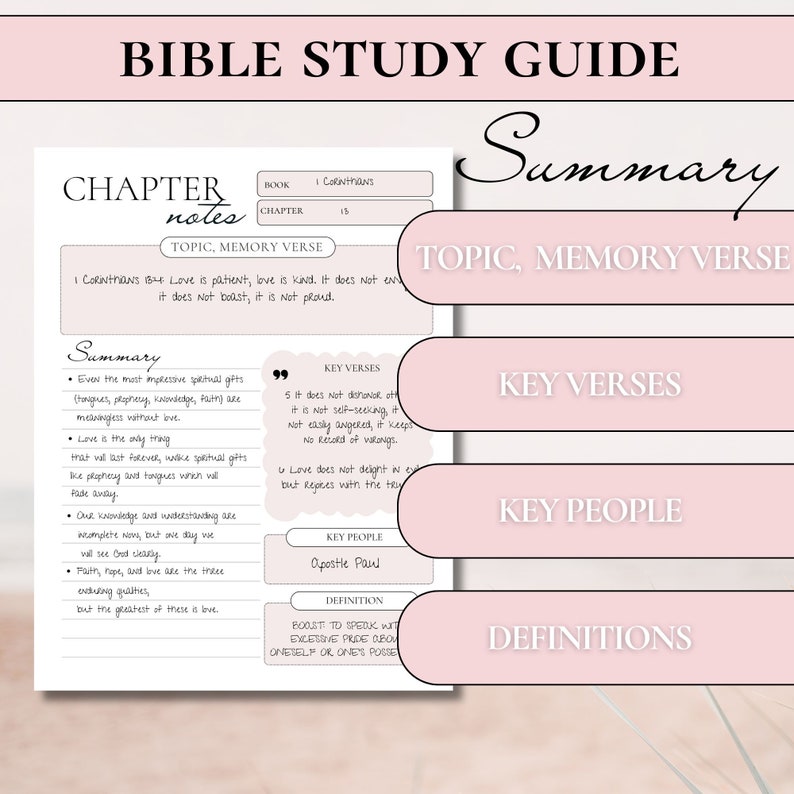 Bible Study Guide Printable Bible Study Template Wisdom Bible Study ...