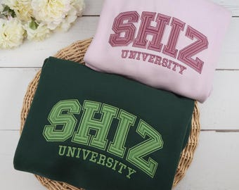 Shiz University Embroidered Sweatshirt: Wizard of Oz Emerald City Hoodie