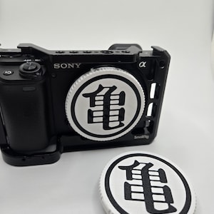 Sony emount camera DBZ Roshi body lens cap 3dprinted alpha a6000 a6400 a6700 a6100 a6300  zve10 custom present gift accessories photographer