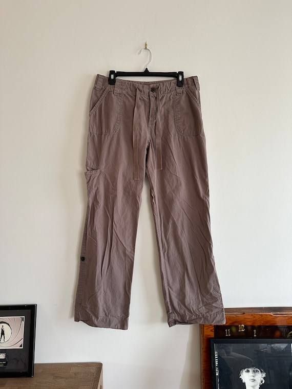 Wide Leg Cargo Pants - Size 10