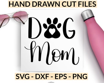 Mother's Day Gift, Dog Mom SVG, Wine Glass Svg, Rescue Dog Owner Gift