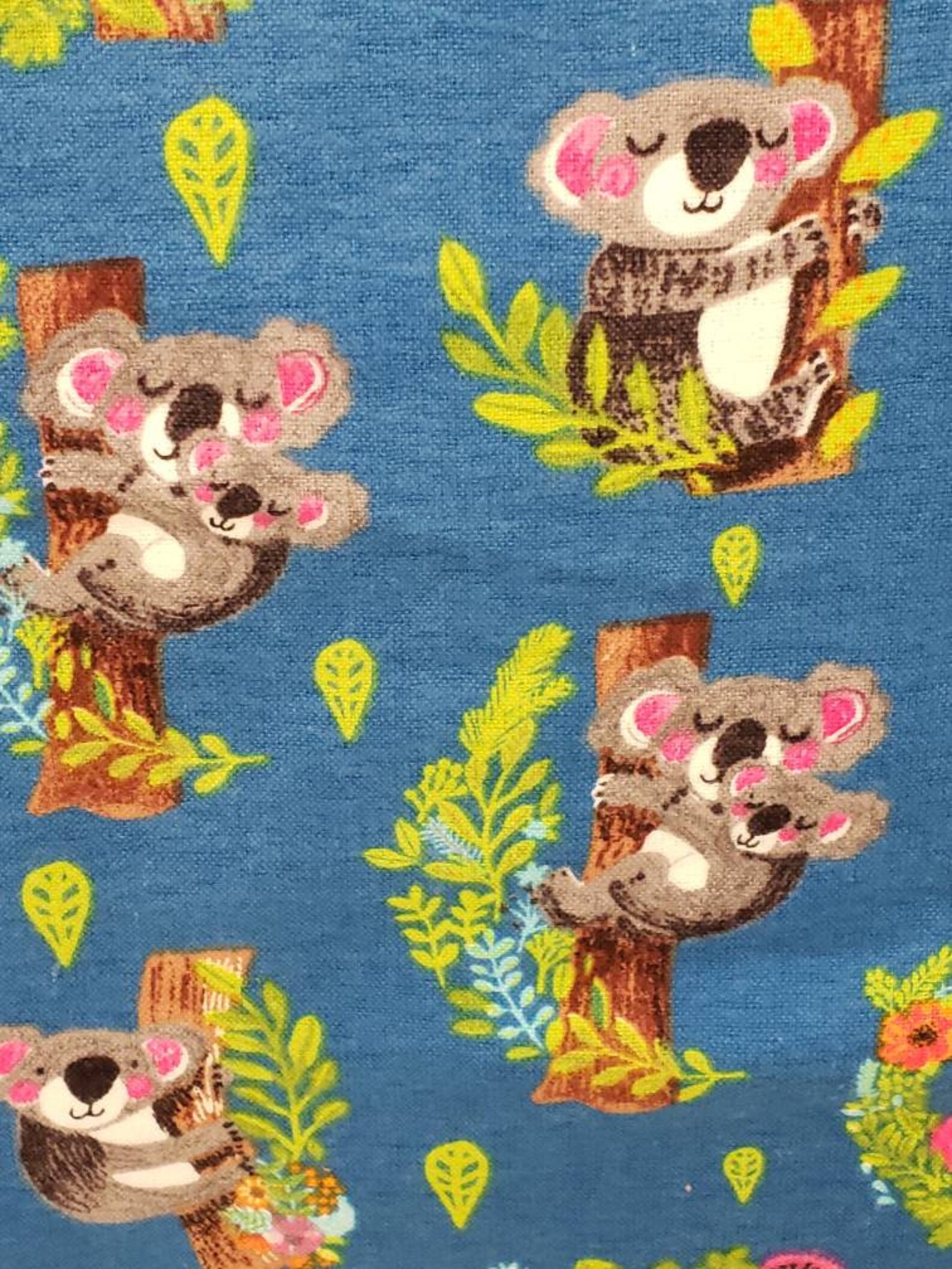 Koala Bear Baby Blanket Bear Flannel Swaddle Koala Mama Etsy